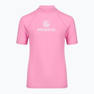 Детска тениска AQUASTIC Rimos UV 50+ UPF pink