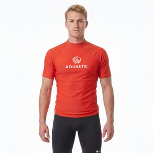 Мъжка тениска AQUASTIC Rimos UV 50+ UPF orange