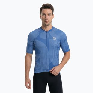 Мъжка тениска за колоездене ATTABO Vites navy blue