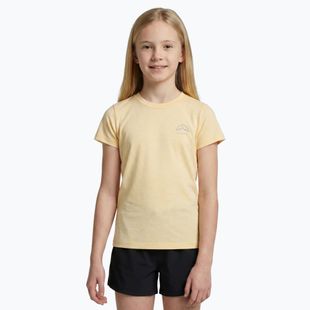 Детска трекинг тениска KADVA Merivra merino peach