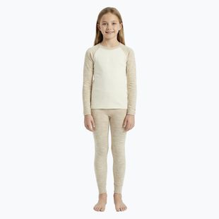 Детски комплект термо бельо WOOLCANO Merino SET0982 beige