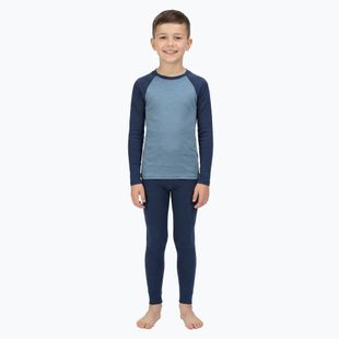 Детски комплект термо бельо WOOLCANO Merino SET0982 blue