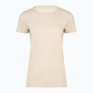 Дамска тениска за трекинг KADVA Merivra merino beige