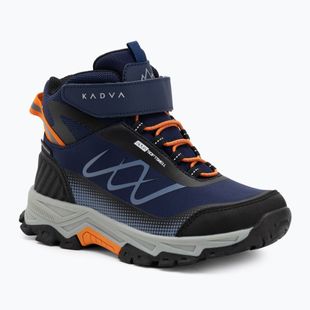 Детски туристически обувки KADVA Rocky Trail Mid WaterProof Softshell в тъмносиньо