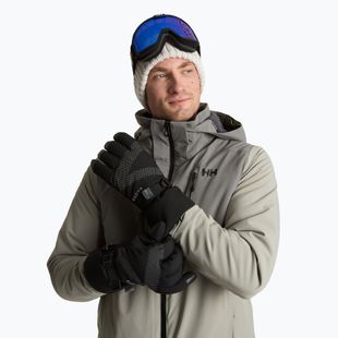 Ръкавици за ски KADVA Mountain Flow Pro кожа 3M Thinsulate черен