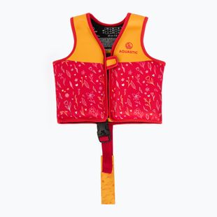 Детска спасителна жилетка AQUASTIC Junior pink/yellow