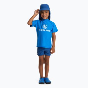 Детски комплект за плуване AQUASTIC UV 50+ UPF Marimo JRB тъмно синьо/синьо