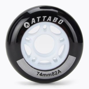 Колела за ролери ATTABO 74 mm 4 бр. black