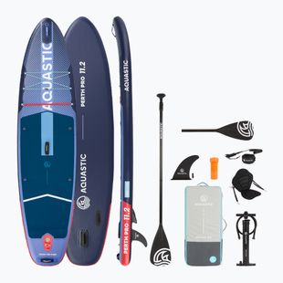 AQUASTIC SUP дъска Perth Pro 11'2" allround тъмно синя
