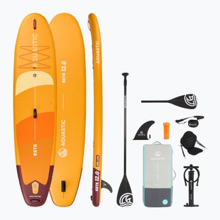 Комплект надуваема дъска SUP AQUASTIC This 12'0" orange