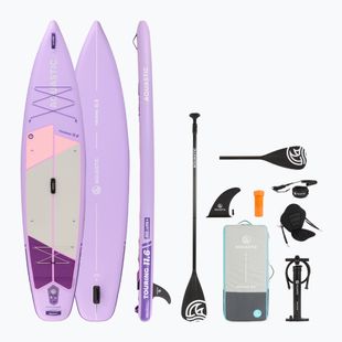 Комплект надуваема дъска SUP AQUASTIC Touring 11'6" purple