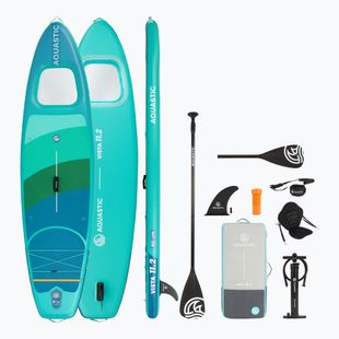 SUP дъска AQUASTIC Vista 11'2" зелена