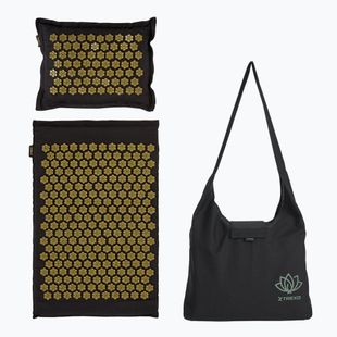 Подложка за акупресура XTREXO ECO с възглавница TXO-B4Z006-BK black