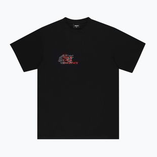 PROSTO Instinct черна мъжка тениска