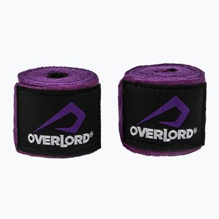 Боксови бандажи Overlord еластични 400 cm purple