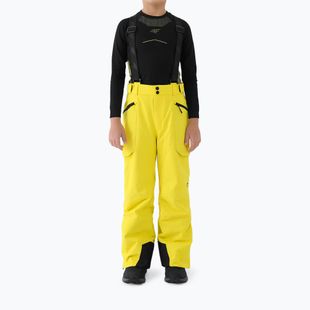 Детски скиорски панталони 4F Fnk M0953 yellow