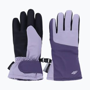 Детски скиорски ръкавици 4F Fnk U189 light violet