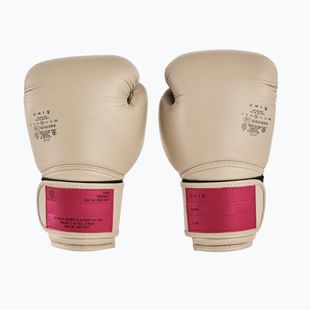 Боксови ръкавици UNIQ Velcro classic beige