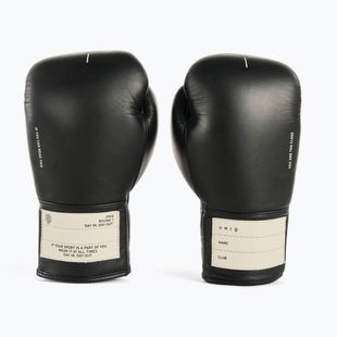 Боксови ръкавици UNIQ Laced Up technical black