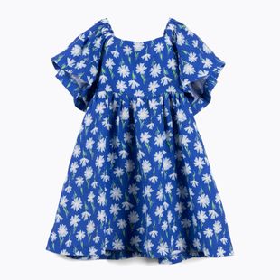Детска рокля KID STORY Linen blue meadow