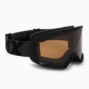 Скиорска маска IMX Snow black matt/black/clear/brown