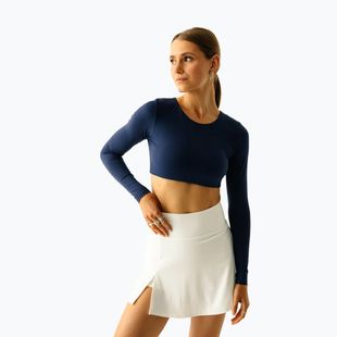 Дамски топ за йога JoyInMe Core Crop Top dark navy