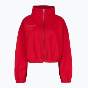 Дамски поларен суитшърт JoyInMe Zip Flow Sweatshirt berry crash