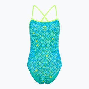 Дамски бански костюм от една част SWEEP Aqua Hippos blue/yellow/green