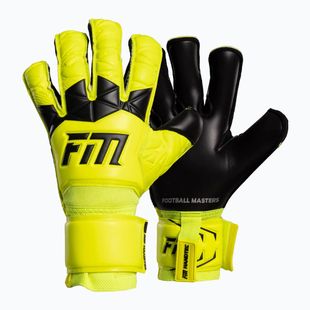 Вратарски ръкавици Football Masters Invictus X yellow fluo