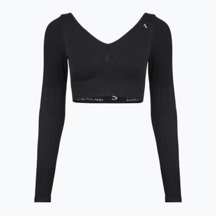 Дамска блуза с дълъг ръкав за тренировка Carpatree Eris Seamless orchid black