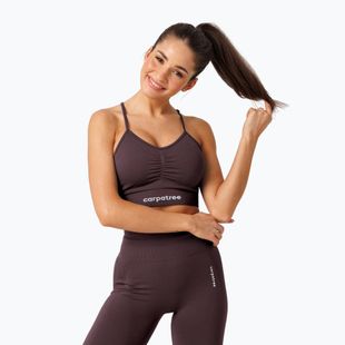 Спортен сутиен Carpatree Allure Seamless berry brown