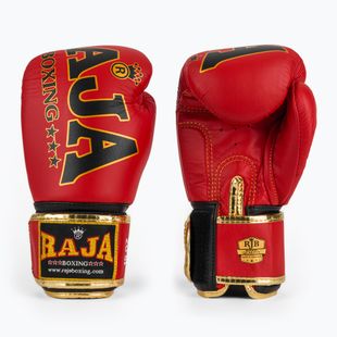 RAJA BOXING Произход Стандартна естествена кожа червени боксови ръкавици