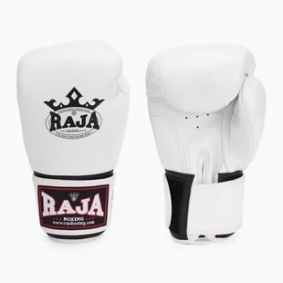 RAJA BOXING Единични полукожени бели боксови ръкавици