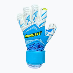 Детски вратарски ръкавици 4keepers Force V1.25 FURY HNC Jr blue