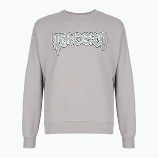 Мъжки суитшърт PROSTO Graffiti washed gray