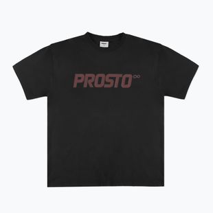 Мъжка тениска PROSTO Big Logo washed black