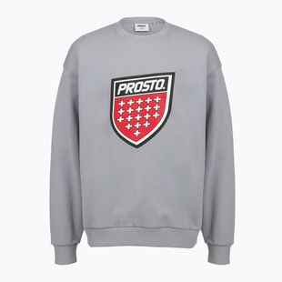Мъжки суитшърт PROSTO Big Shield Crewneck gray