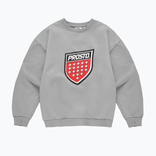 Мъжки суитшърт PROSTO Big Shield Crewneck gray
