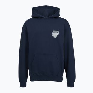 Мъжки суитшърт PROSTO Hoodie Splash Shield navy blue