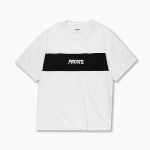 Мъжка тениска PROSTO Root white/black