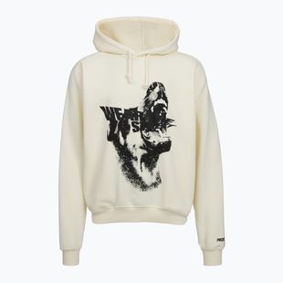 Мъжки суитшърт PROSTO Hoodie Bark off white