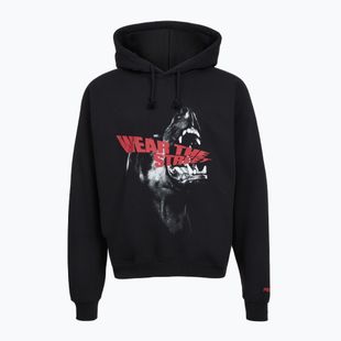 Мъжки суитшърт PROSTO Hoodie Bark black