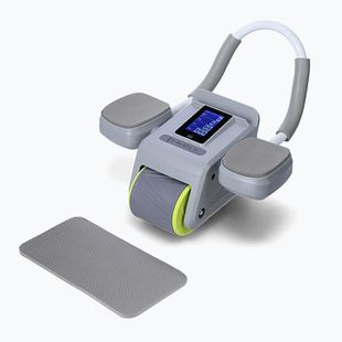 Автоматично колело за упражнения на коремни мускули с дисплей HMS KA08 сиво