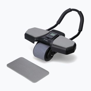 Автоматично колело за упражнения на коремни мускули с опора HMS KA10 черно