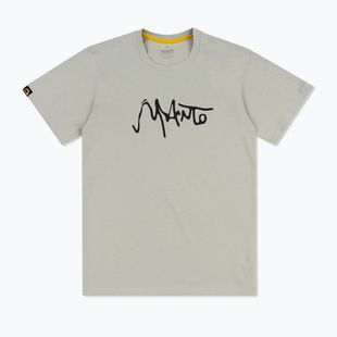 Мъжка тениска MANTO Ink light grey