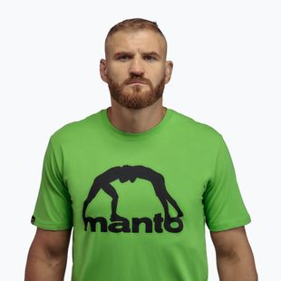 Мъжка тениска MANTO Vibe 25 neon green/reflective
