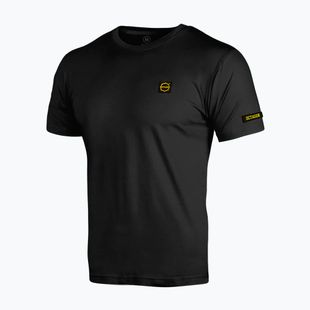 Мъжка тениска Octagon Small Logo black/gold