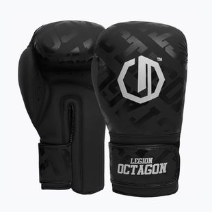 Боксови ръкавици Octagon Legion Eclipse black/silver