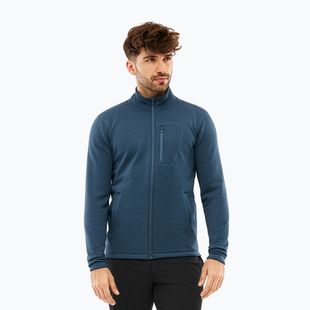 Мъжки суитшърт за трекинг Viking Admont Full Zip navy