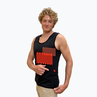 Glovii GV2 отопляема жилетка черна